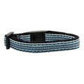 Unconditional Love Preppy Stripes Nylon Ribbon Collars Light Blue White Cat Safety UN954973